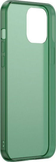 Baseus Frosted Glass Задна корица Пластмаса Каки (iPhone 12 / 12 Pro)