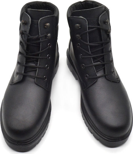 Aeropelma Military Half Boots Duetto 5 Leather Black 5