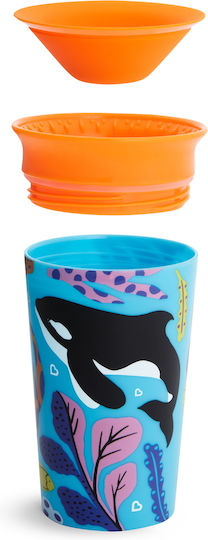 Munchkin Παιδικά Ποτηράκια Miracle 360° Wildlove Sippy Cup από Πλαστικό Πολύχρωμο 2τμχ 266ml για 12m+