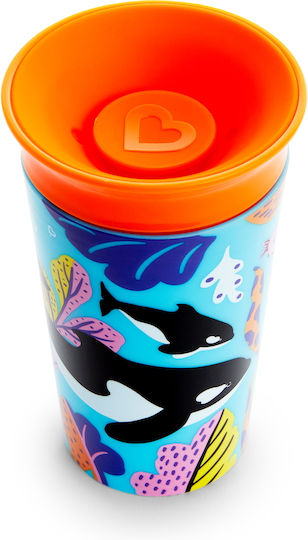 Munchkin Παιδικά Ποτηράκια Miracle 360° Wildlove Sippy Cup από Πλαστικό Πολύχρωμο 2τμχ 266ml για 12m+