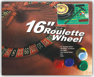 Plastic Roulette Black 40x40cm 7pcs