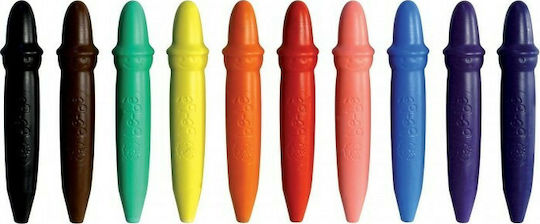 Giotto Be-Be Fila Crayons Set Super Washable 10 Colours