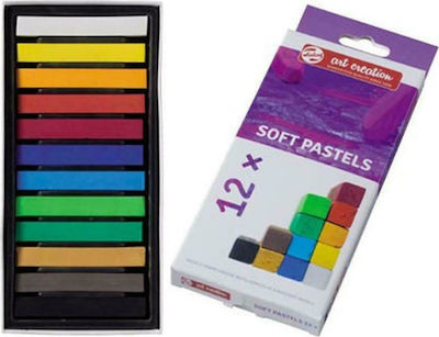 Royal Talens Soft Pastels Set de creioane colorate cu 12 culori 9029012M