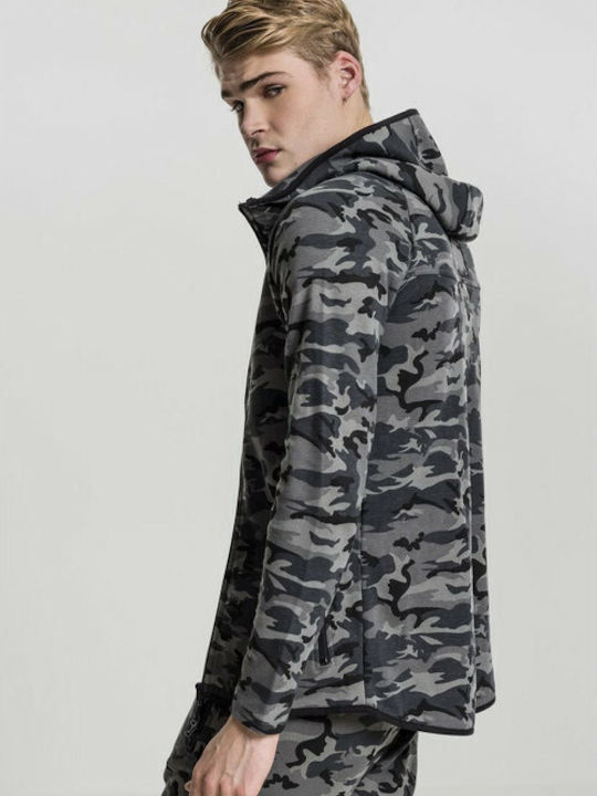 Herren Jacke mit Kapuze Mehrfarbig