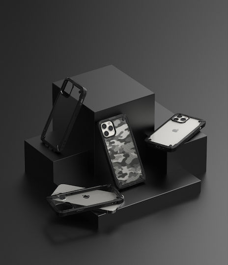 Ringke Fusion X Back Cover Πλαστικό / Σιλικόνης Μαύρο (iPhone 12 Pro Max)