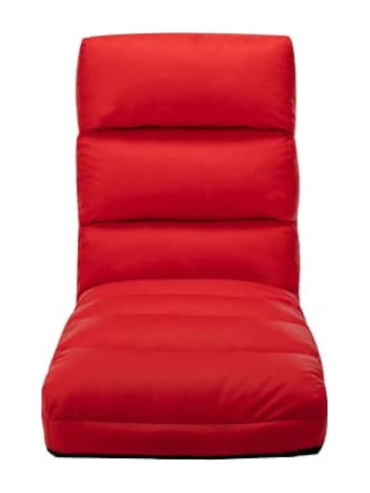 Multifunctional Bean Bag Chair Waterproof Red 175x56x20cm