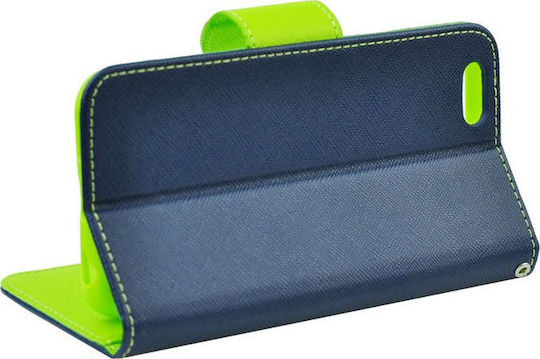 Fancy Wallet Δερματίνης Navy Μπλε (Galaxy A31)
