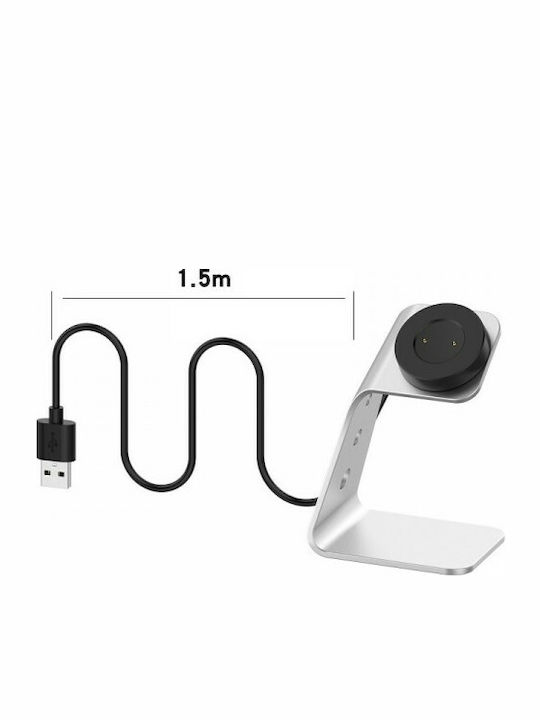 Aluminum Magnetic Charger Holder Gray (Huawei Watch GT / GT2)