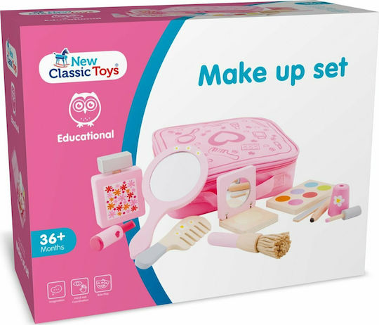 New Classic Toys Дървен комплект за гримиране Детски грим
