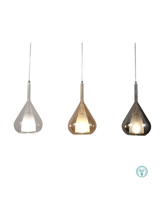 Fabas Luce Lila Pendant Light Three-Light Rail for Socket E27 Multicolour