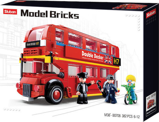 Sluban Τουβλάκια London Double Decker Bus για 3+ Ετών 382τμχ