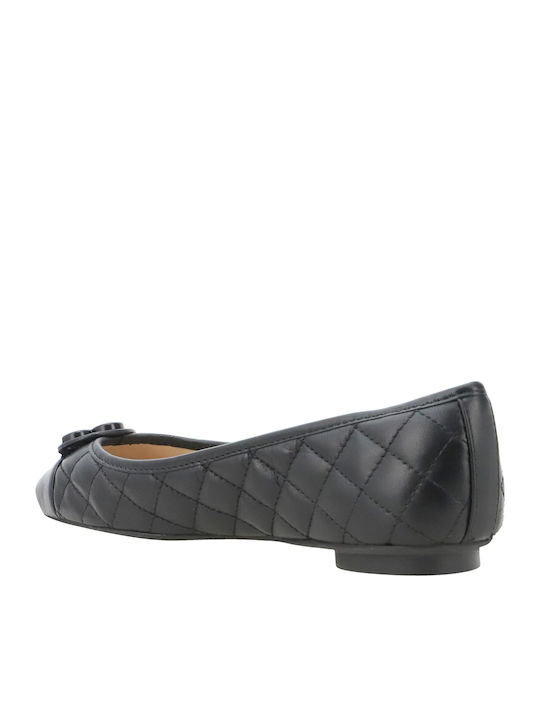 Capodarte Leather Ballerinas Black