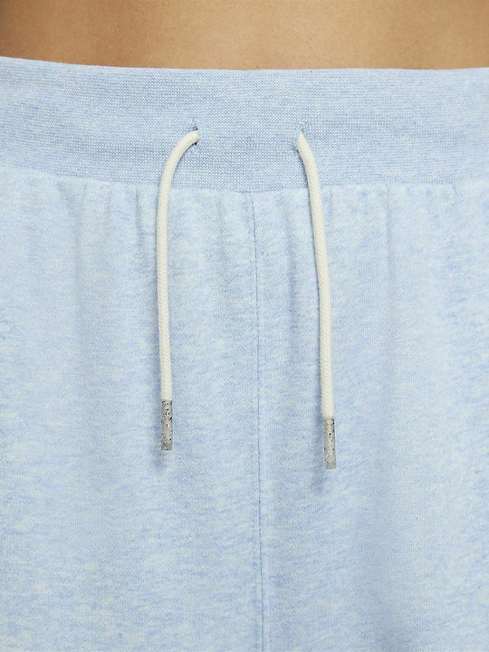 Sportswear French Terry Women's Wide Sweatpants Light Blue