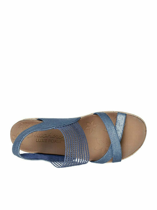 Beverlee Damenplattformen Marineblau
