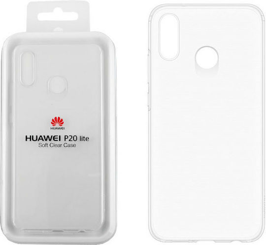 Huawei P20 Lite TPU Задна корица Силикон Прозрачен (Huawei P20 Lite)