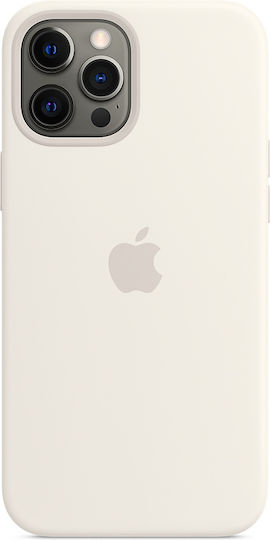 Apple Silicone Case with MagSafe Back Cover Silicone White (iPhone 12 Pro Max)