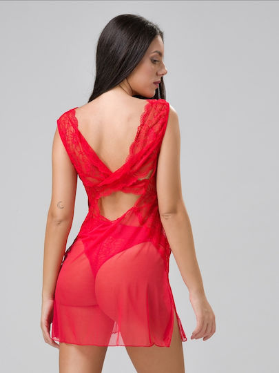 Luna Chicago Babydoll Babydoll Sexy Red 84147