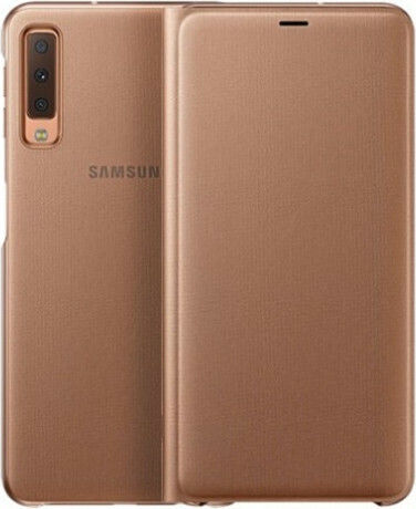 Samsung Book Synthetic Leather Gold (Galaxy A7 2018)