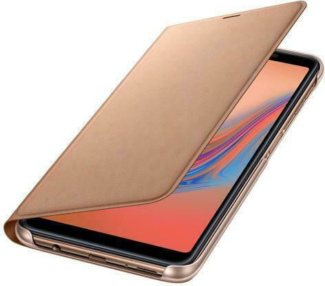 Samsung Book Synthetic Leather Gold (Galaxy A7 2018)