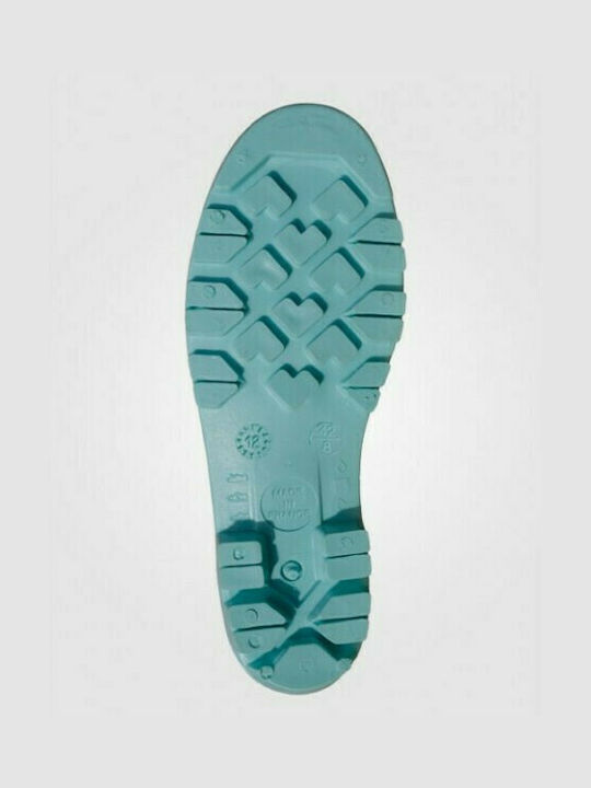 Netco Champagne Αντιολισθητικές Unisex Γαλότσες Εργασίας Κνήμης Λευκές