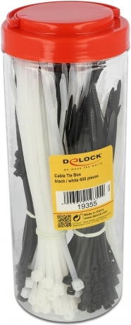 DeLock Δεματικά Καλωδίων Πλαστικά 100mmx2.5mm σε Πολύχρωμο χρώμα (600τμχ) (19355)