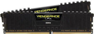 Corsair Vengeance LPX 16GB DDR4 RAM με 2 Modules (2x8GB) και Ταχύτητα 3600 για Desktop