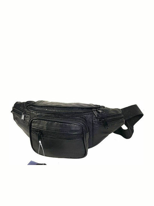 Forecast AV505-1 Magazin online pentru bărbați Piele Bum Bag pentru Talie Negru
