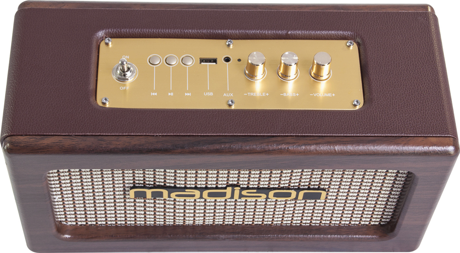 Madison Rechargeable Vintage Speakerbox FREESOUNDVINTAGEWD 107086