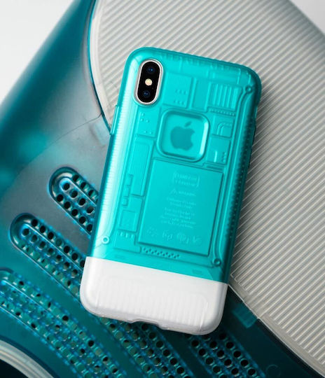 Spigen Classic C1 Back Cover Plastic Turquoise (iPhone X / Xs) 057CS23194