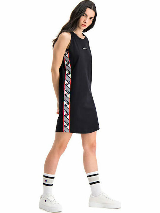 Summer Mini Athletic Sleeveless Black Dress