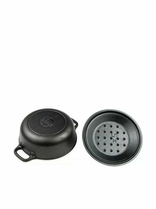Lodge Βαθιά Κατσαρόλα από Μαντέμι 1.89lt / 25cm