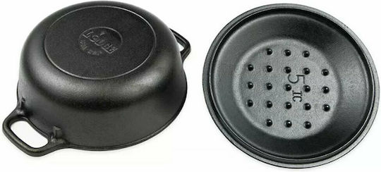 Lodge Deep Pot made of Cast Iron 1.89lt / 25cm