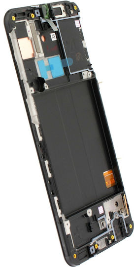 Samsung Οθόνη με Μηχανισμό Αφής και Πλαίσιο για Galaxy A40 (Μαύρο)