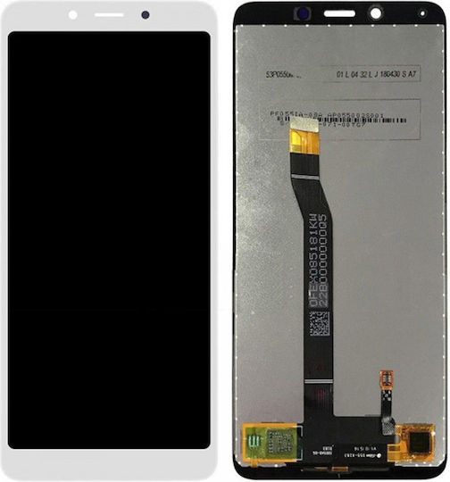 Οθόνη με Μηχανισμό Αφής για Redmi 6a (Λευκό)