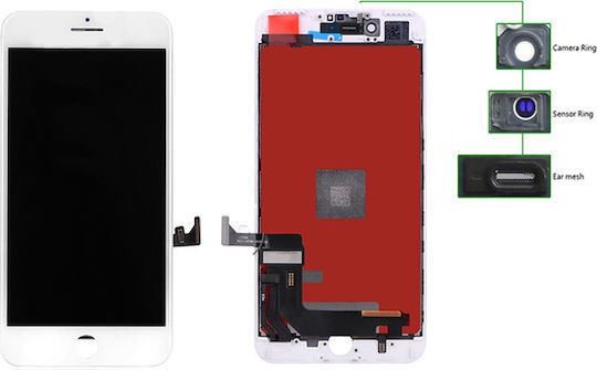 Tianma O ecran cu Mecanism Tactil pentru iPhone 7 (Alb)