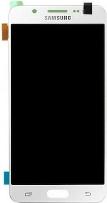 Samsung Mobile Phone Screen Replacement with Touch Mechanism for Galaxy J5 2016 (White)