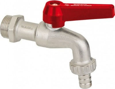Bugatti ValvoSanitaria Kugelhahn 3/4" mit Aluminiumgriff Außenarmatur 8027010178327