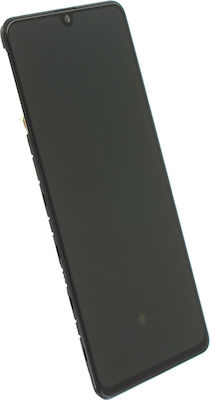 Samsung Οθόνη με Μηχανισμό Αφής και Πλαίσιο για Galaxy A41 (Μαύρο)