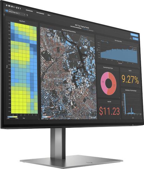 HP Z24f G3 IPS Monitor 23.8" FHD 1920x1080 με Χρόνο Απόκρισης 5ms GTG