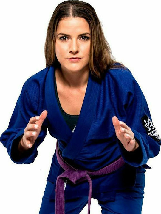 Tatami Fightwear Hokori Minimal Gi Femei Uniforme Jiu Jitsu brazilian Albastru