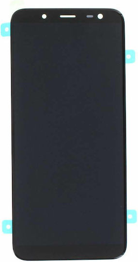 Samsung Οθόνη με Μηχανισμό Αφής για Galaxy J6 (Μαύρο)