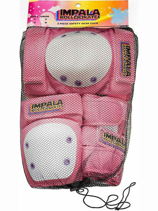 Impala Protective Set Protective Gear Set for Rollers Pink Pink