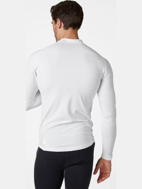 Helly Hansen Waterwear UPF 50+ Ανδρική Μακρυμάνικη Αντηλιακή Μπλούζα Λευκή