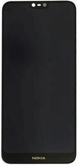 O ecran cu Mecanism Tactil pentru Nokia 7.1 (Negru)
