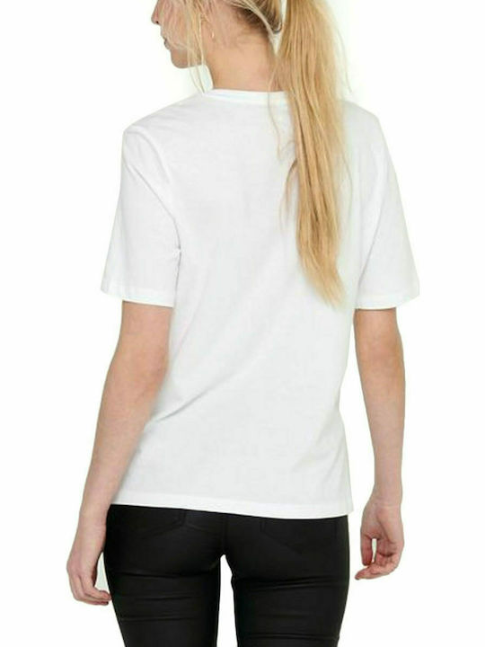 Only Γυναικείο T-shirt Bright White