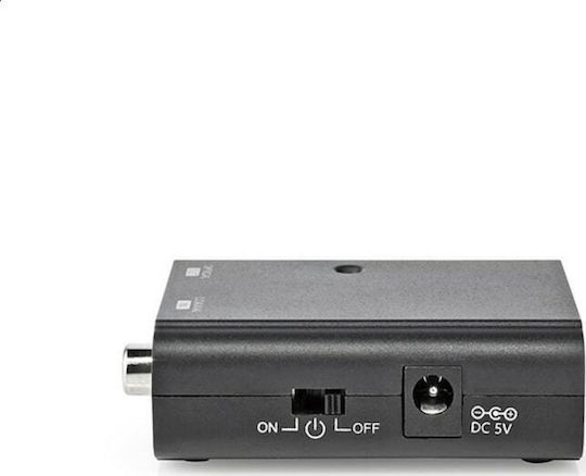 Nedis Μετατροπέας RCA female σε Toslink female 1τμχ ACON2505BK