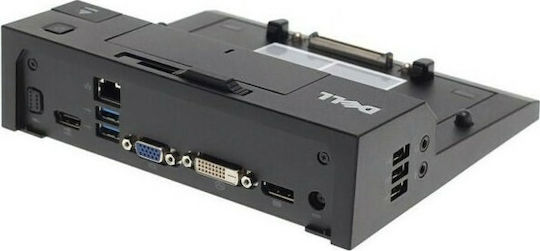Dell Simple E-Port Replicator II USB-C / USB-A Stație de andocare cu DisplayPort 4K PD Ethernet Negru