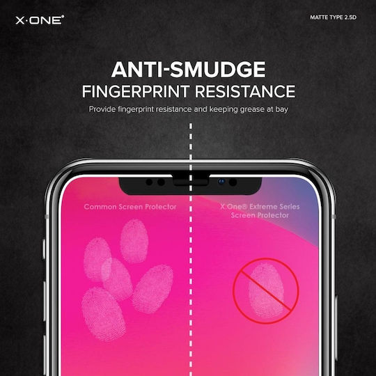 X-One Ματ Full Face Tempered Glass (iPhone 12 mini)