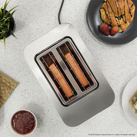 Cecotec YummyToast Double Toaster 2 Slots 850W Inox