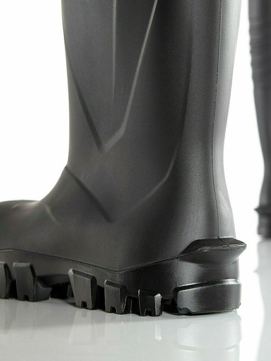 Bekina Composite Toe Cap Steplite X Solidgrip Non-Slip Work Wellies Tibia Black